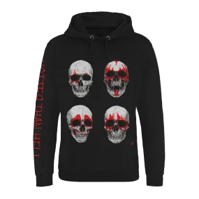 Glow in the Dark Hotter Than Hell Skulls Hoodie