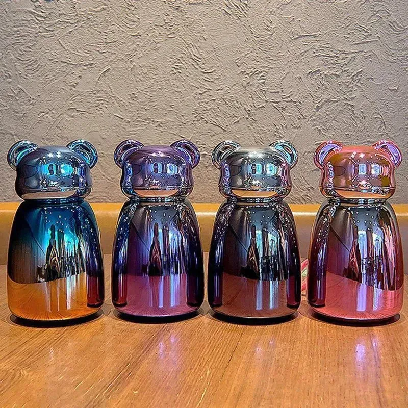 Gradient Bear Shaped Steel Bottle (460 ml)