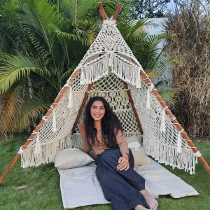 Handcrafted Macramé Teepee