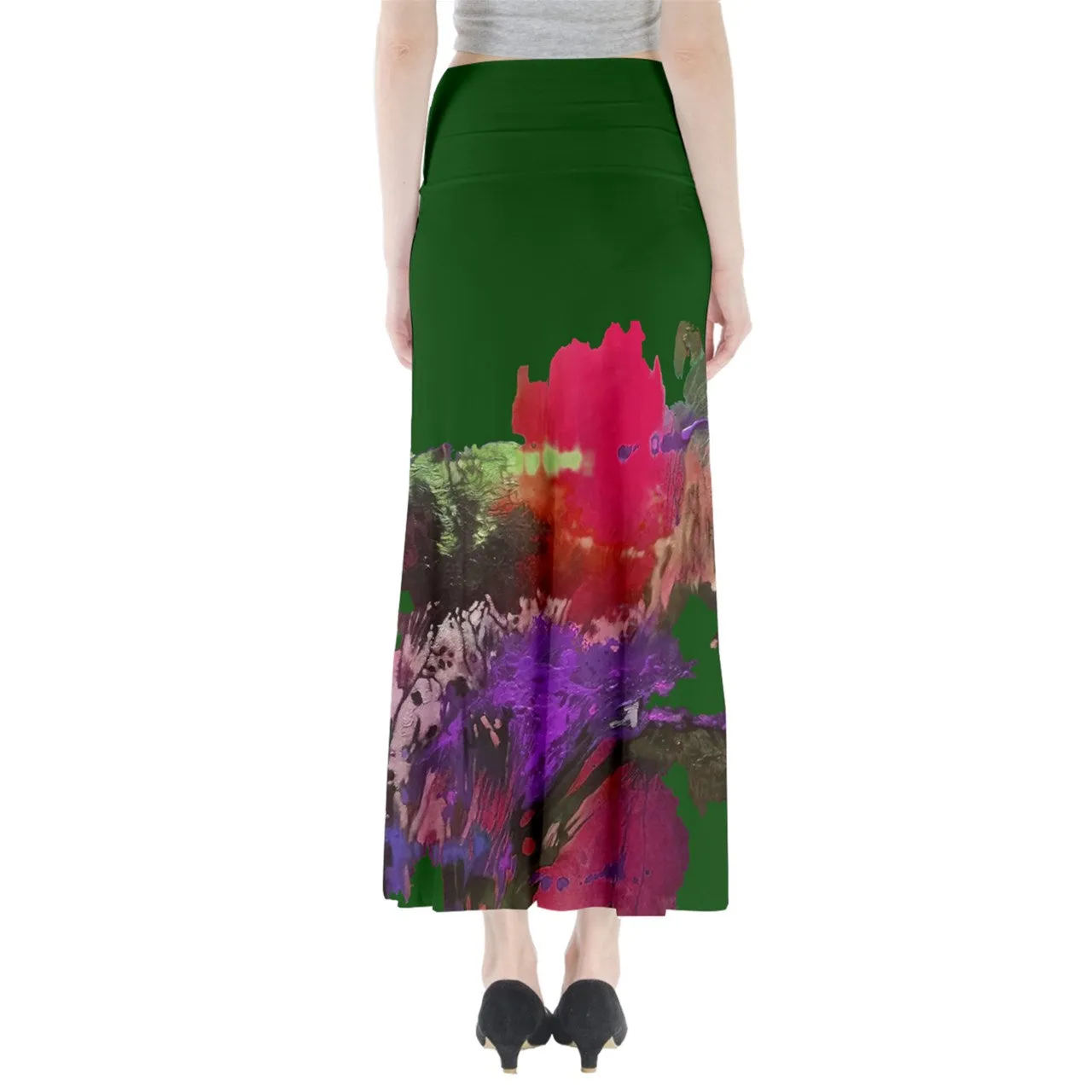 JARDINES Full Length Maxi Skirt