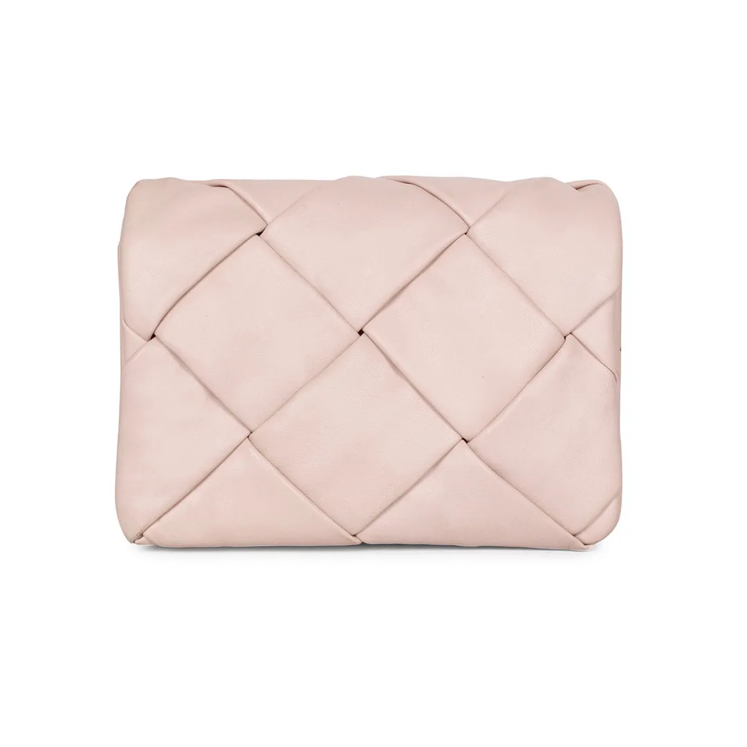 Kate Pink Blush Leather handcrafted Cross Body Sling Bags