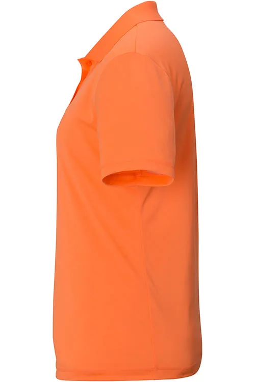 Ladies' High Visibility Orange Snag-Proof Polo