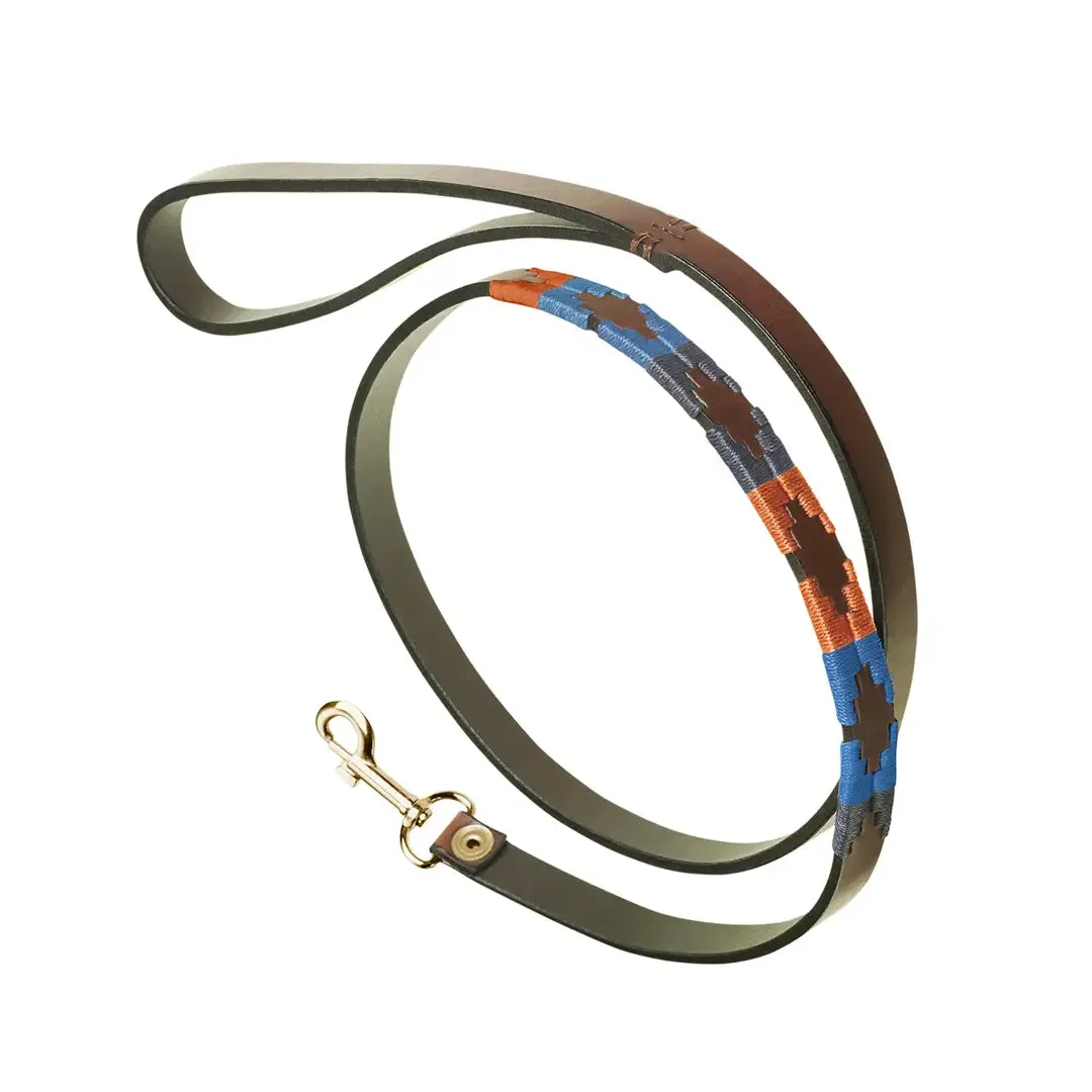 Leather Dog Lead Lumbre by Pampeano