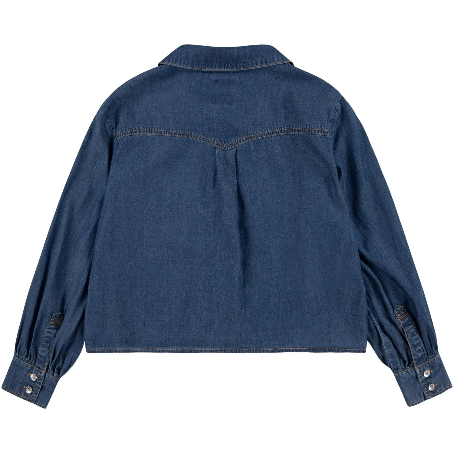 Levi's BLUE Western Peasant Denim Shirt