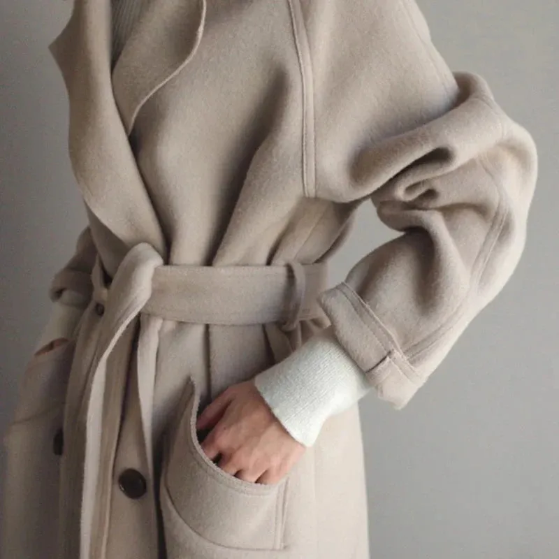 Loise - Long wool coat