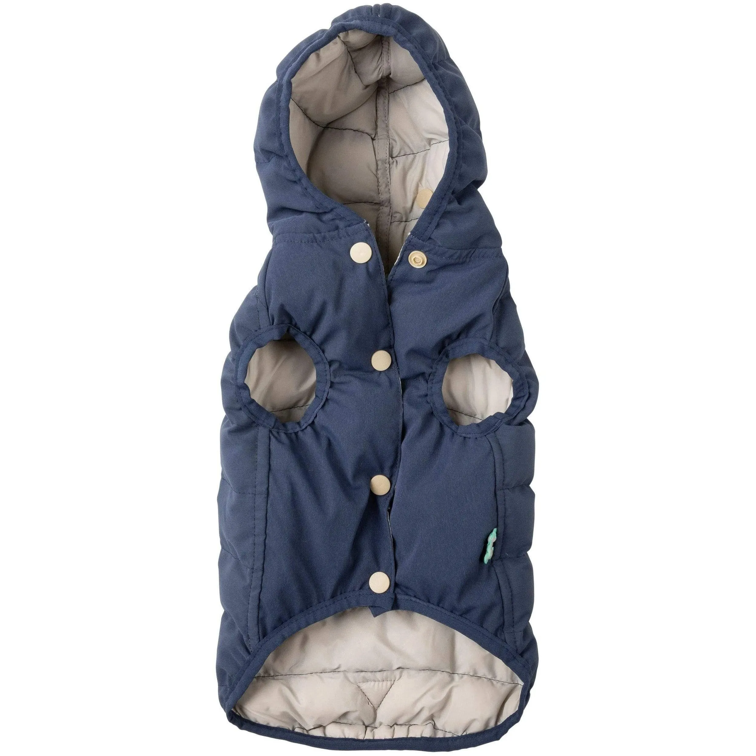 Luxury Aspen Dog Jacket - Marine Blue