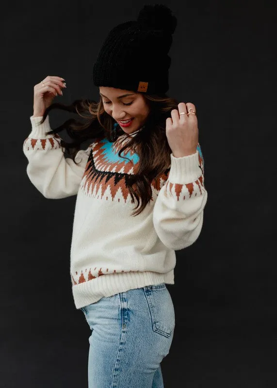 Malin Fair Isle Knit Sweater