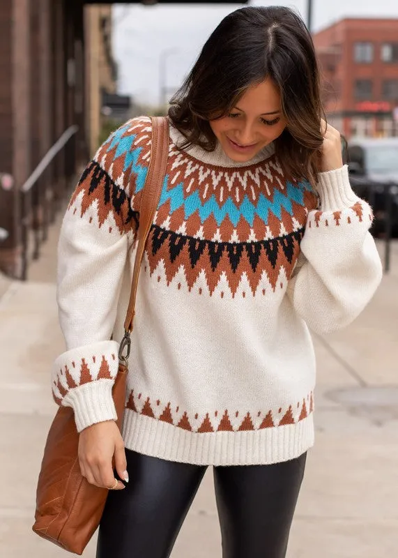 Malin Fair Isle Knit Sweater