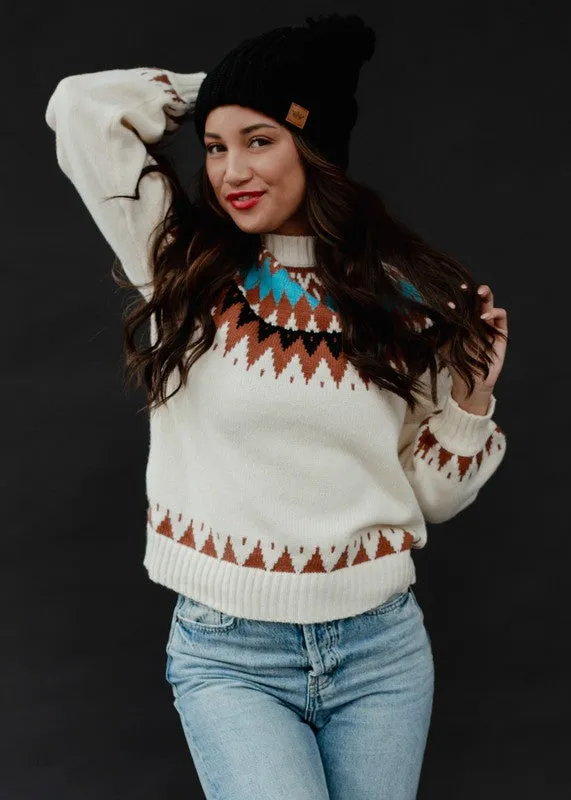 Malin Fair Isle Knit Sweater