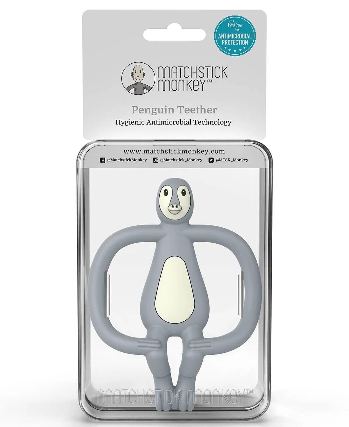 Matchstick Monkey Polo Penguin Teether