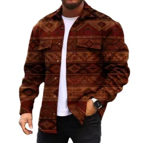 MEN'S FASHIONABLE CASUAL CORDUROY JACKET 76092342YM