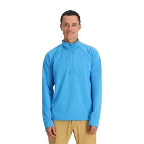 Mens Gridweb Half Zip - Aether Blue