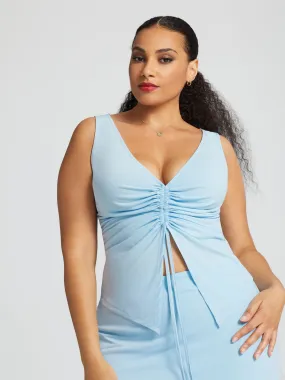 Milia Ruched-Front Top