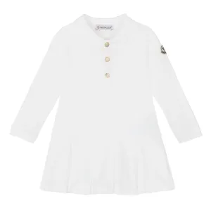 Moncler Baby Girls White Dress