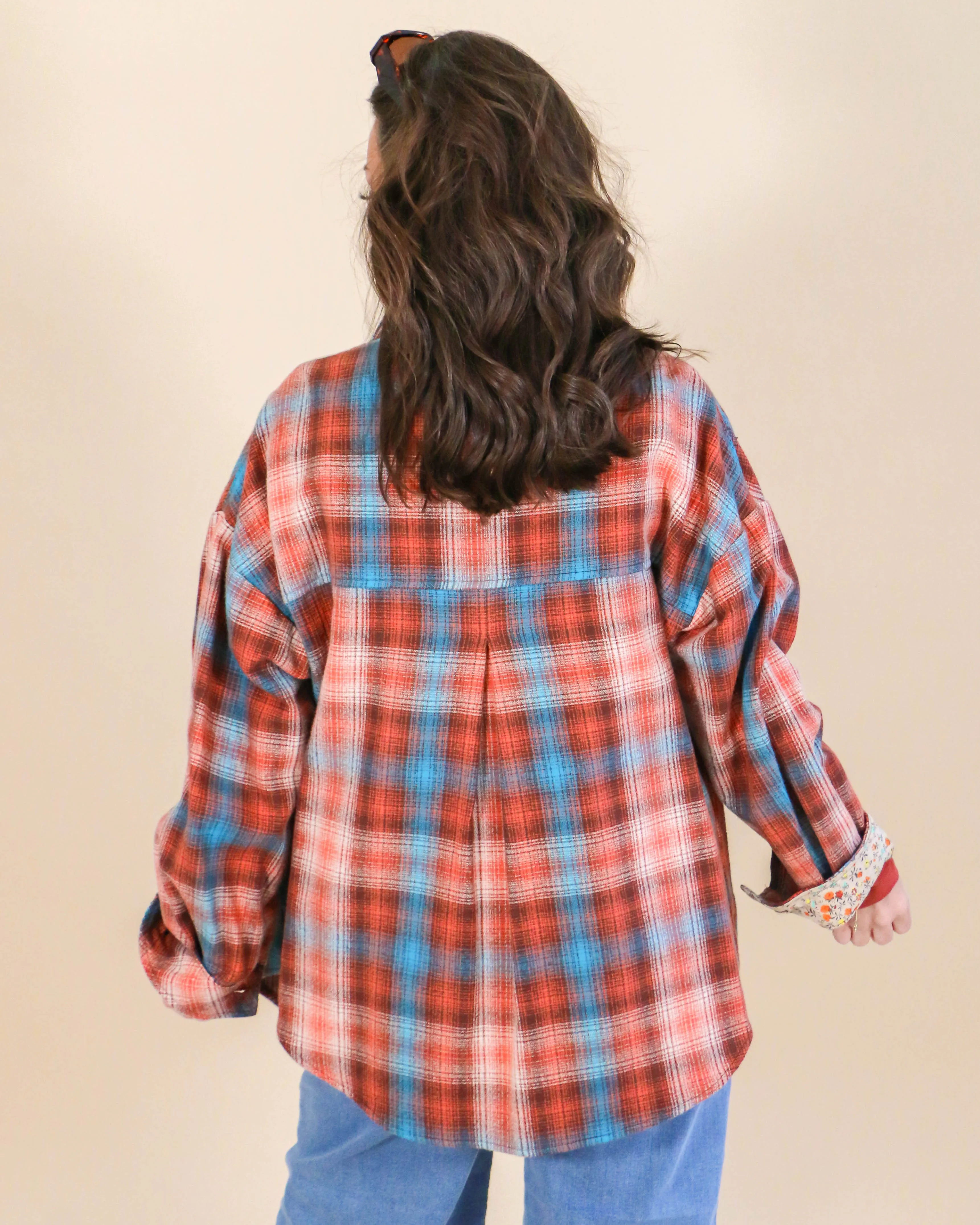 Multi Color Plaid Shacket