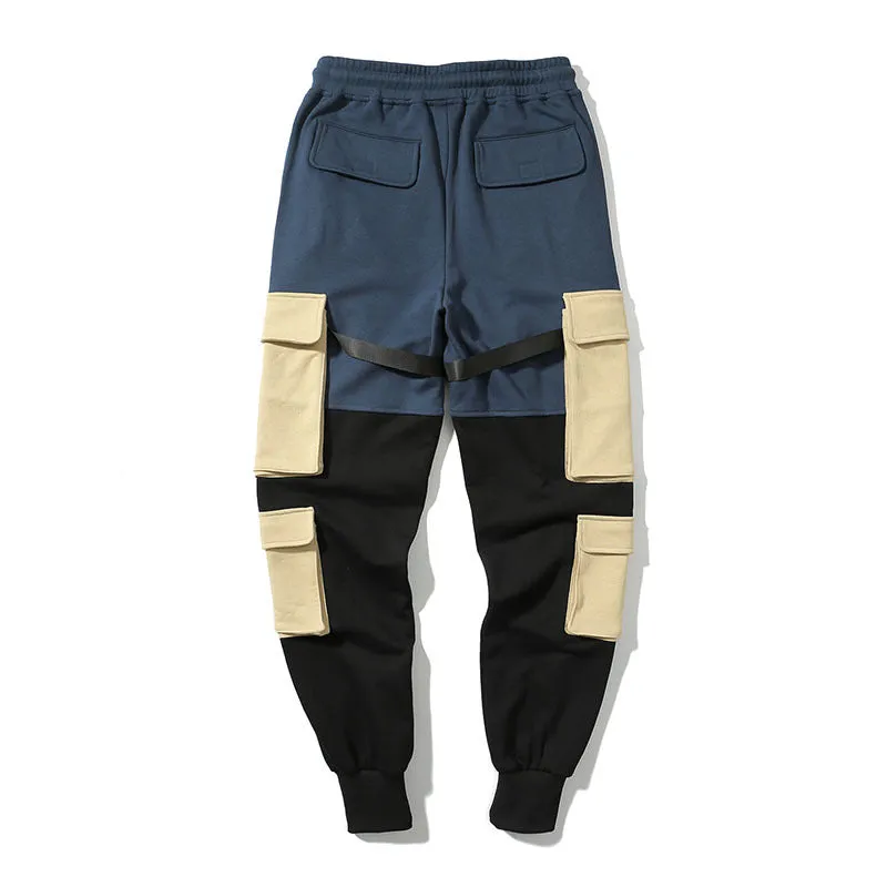 Multi Pockets Streetwear Sweatpants Jogger Casual Men Pants