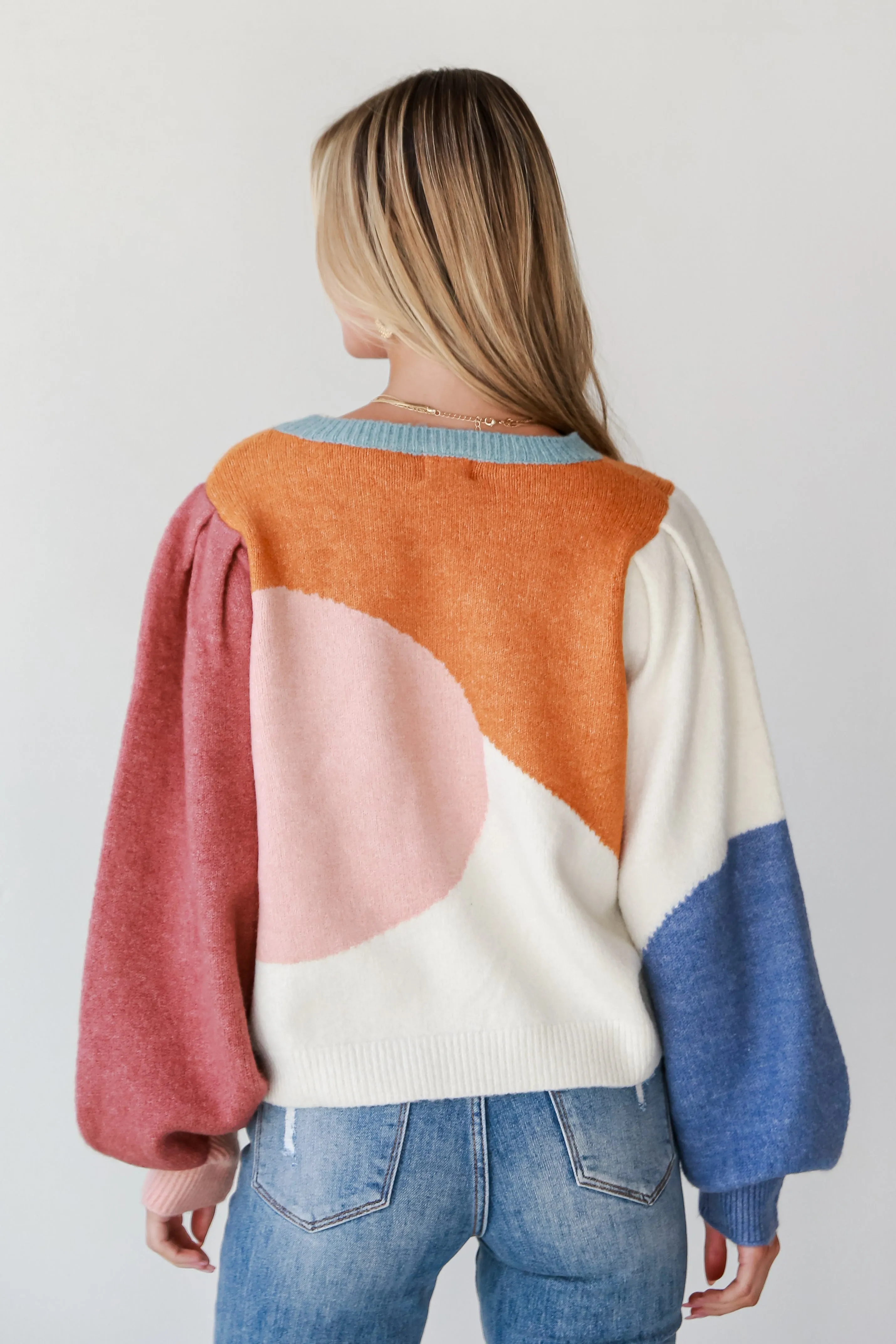 Never Let You Go Color Block Sweater