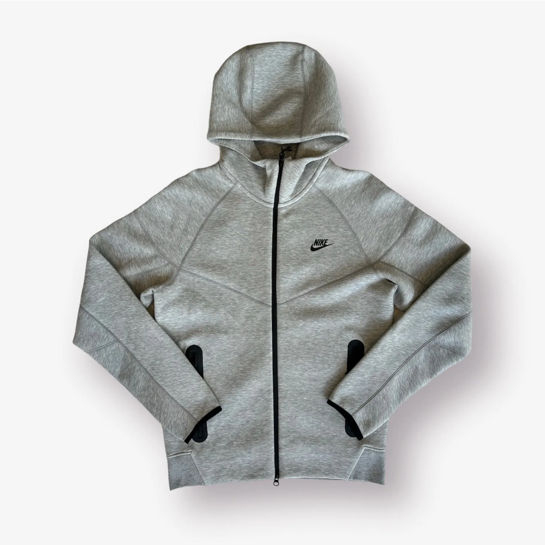 NIKE SPORTSWEAR TECH FLEECE WINDRUNNER Dark Grey Heather Black FB7921-063