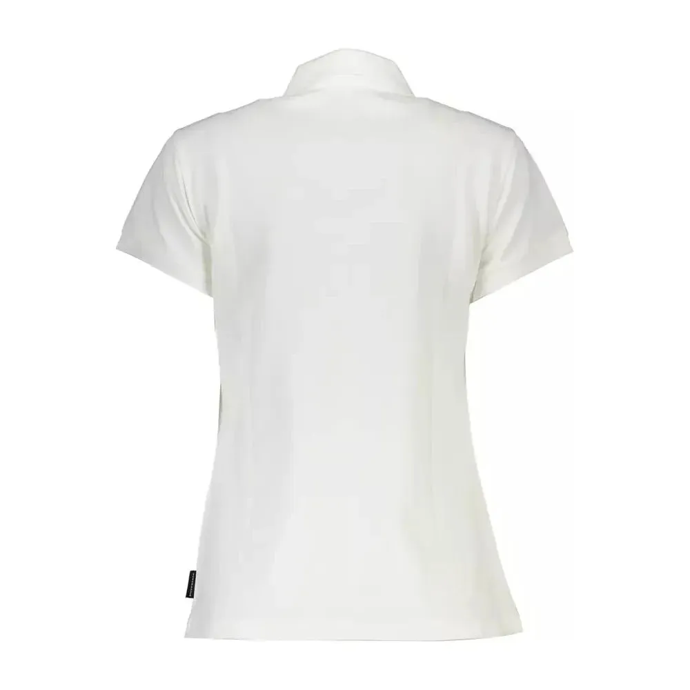 North Sails White Cotton Women Polo Shirt