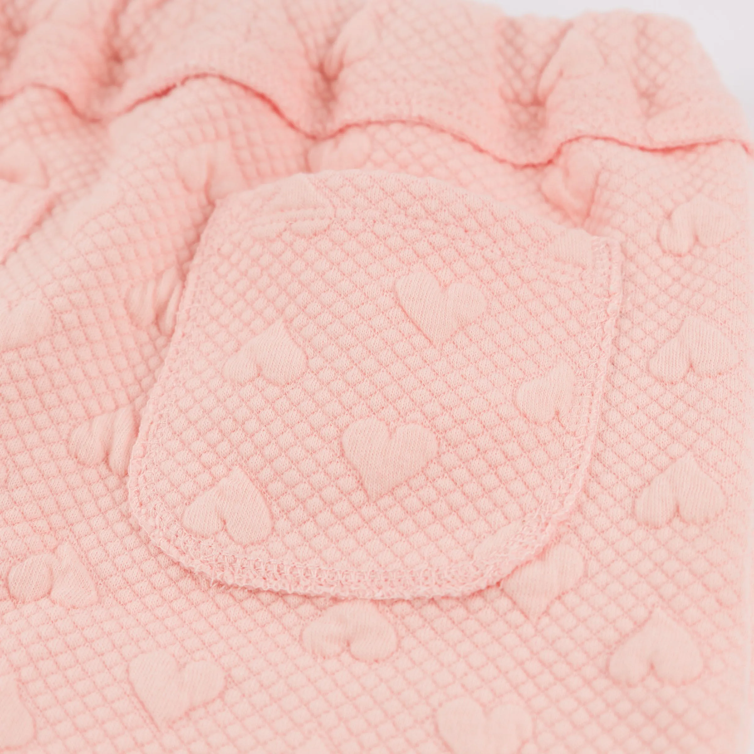 oh baby! Brooklyn Jogger Pants - Pucker Hearts - Pale Pink