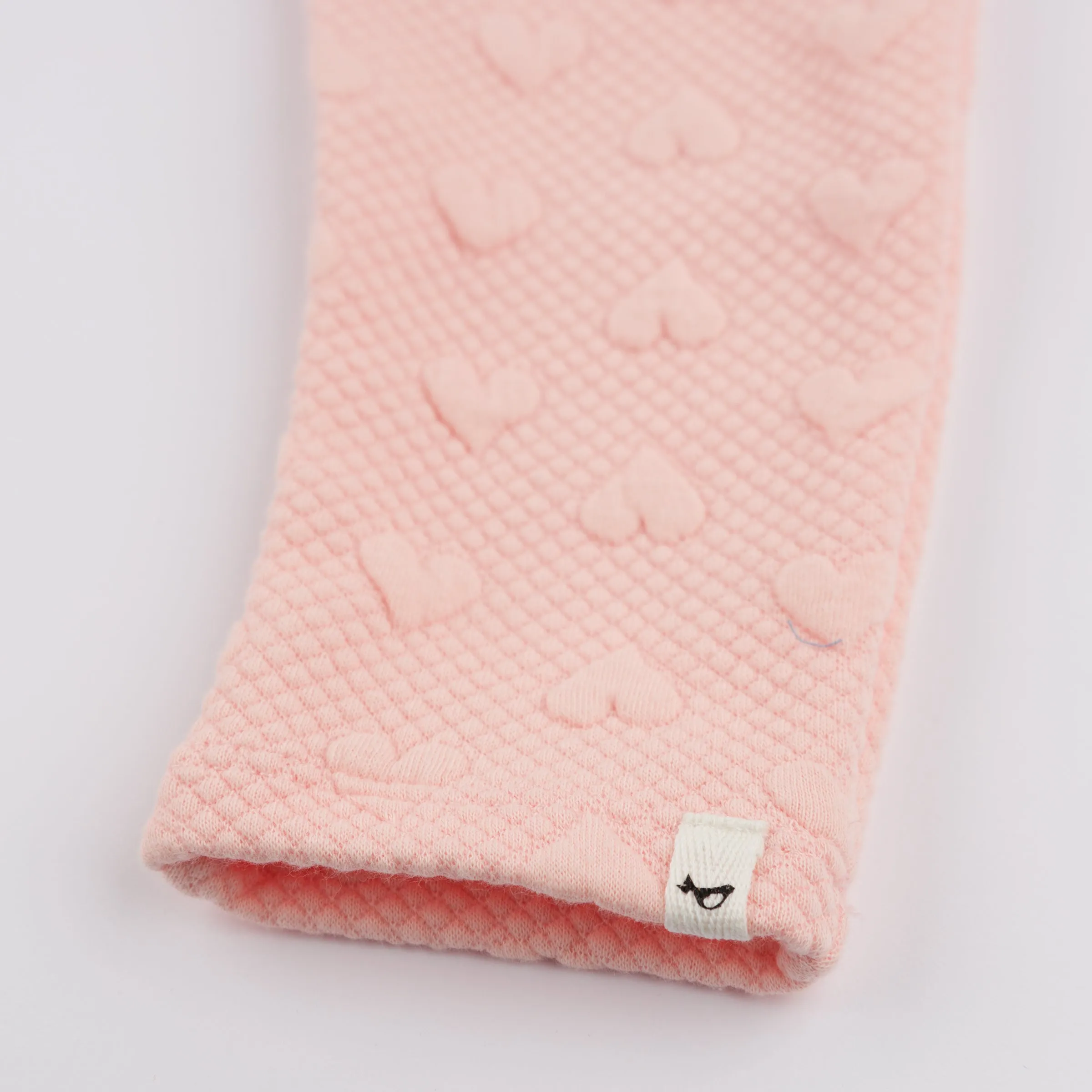 oh baby! Brooklyn Jogger Pants - Pucker Hearts - Pale Pink