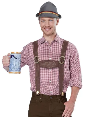 Oktoberfest Mens Lederhosen Costume Kit