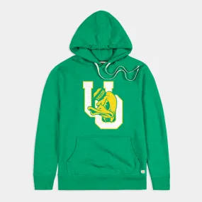 Oregon Ducks Vintage Logo and Interlocked "UO" Hoodie