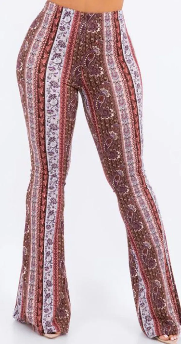 Palazzo Pants - Multi Print