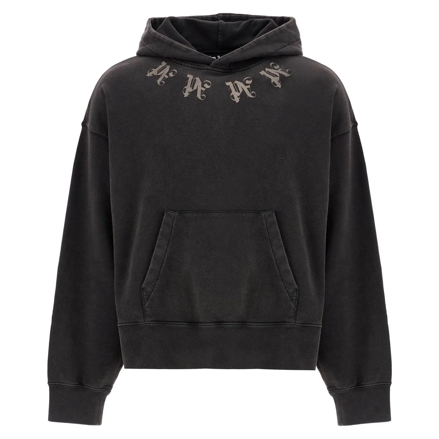 Palm Angels statement monogram hooded sweatshirt