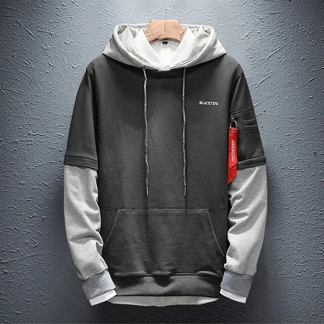 Patchwork 'HYPE' Hoodie