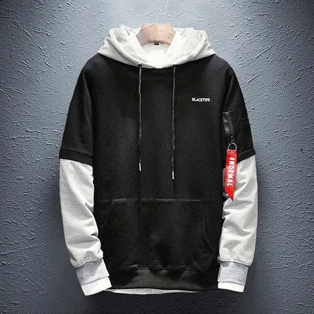 Patchwork 'HYPE' Hoodie