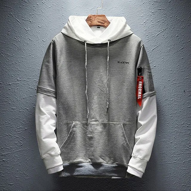 Patchwork 'HYPE' Hoodie