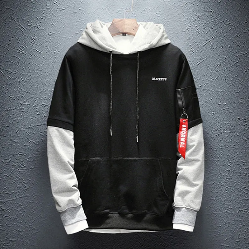 Patchwork 'HYPE' Hoodie