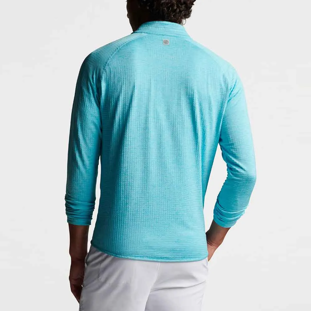 Peter Millar Maven Performance Quarter-Zip Sweater - Reef Blue