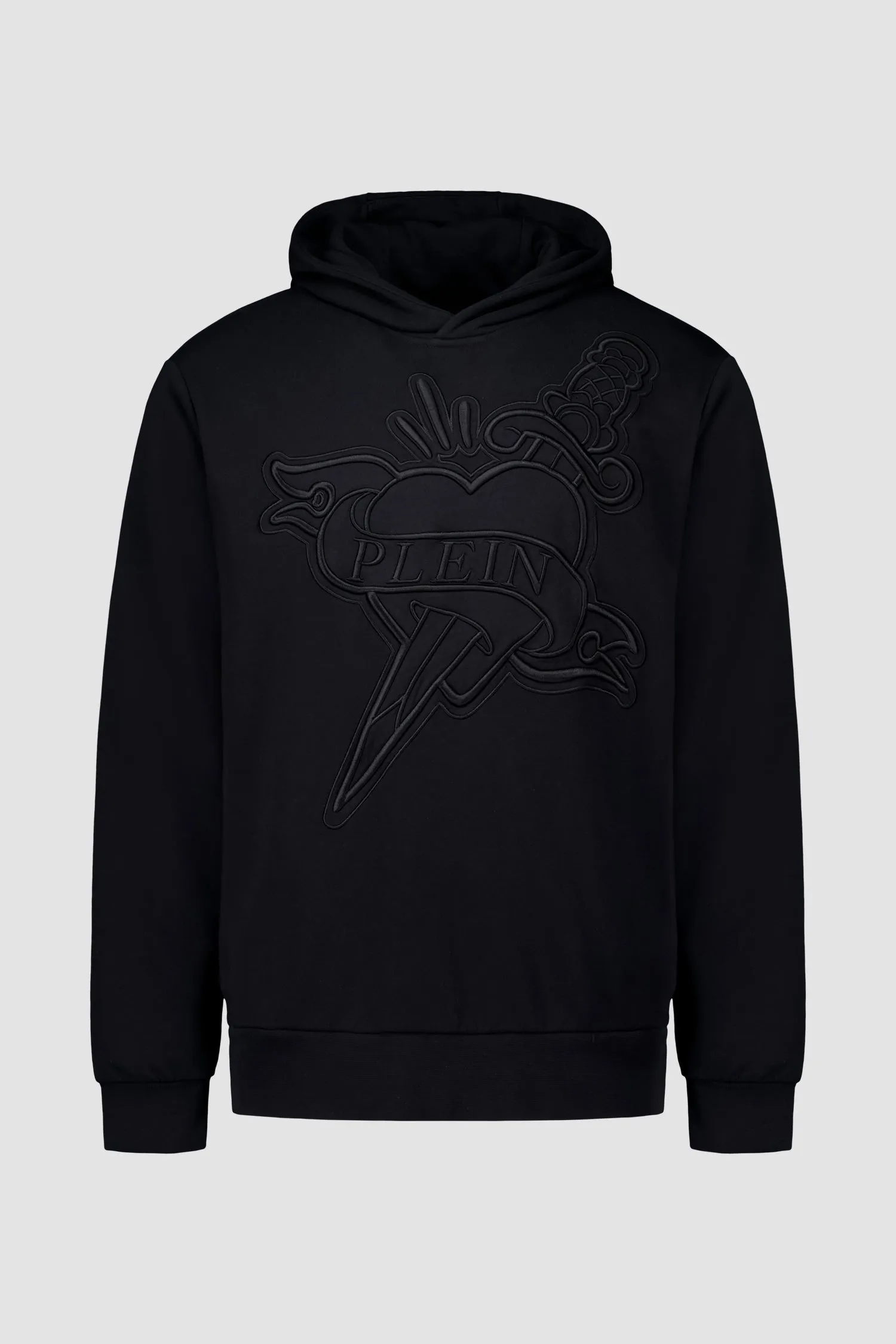 Philipp Plein Black Love Hoodie