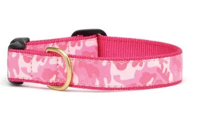 Pink Camo Dog Collar