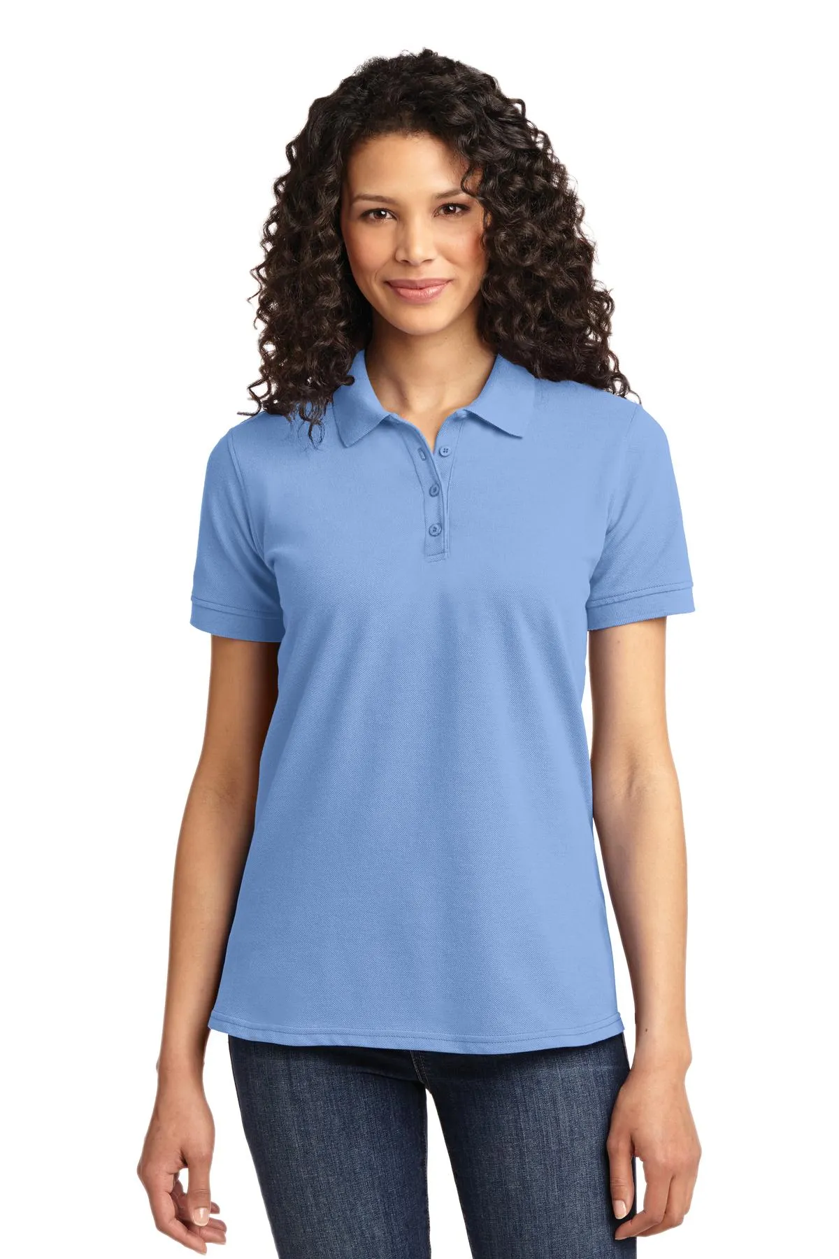 Port & Company® Ladies Core Blend Pique Polo. LKP155