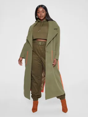 Priscilla Colorblock Wool Coat - Gabi Fresh x FTF