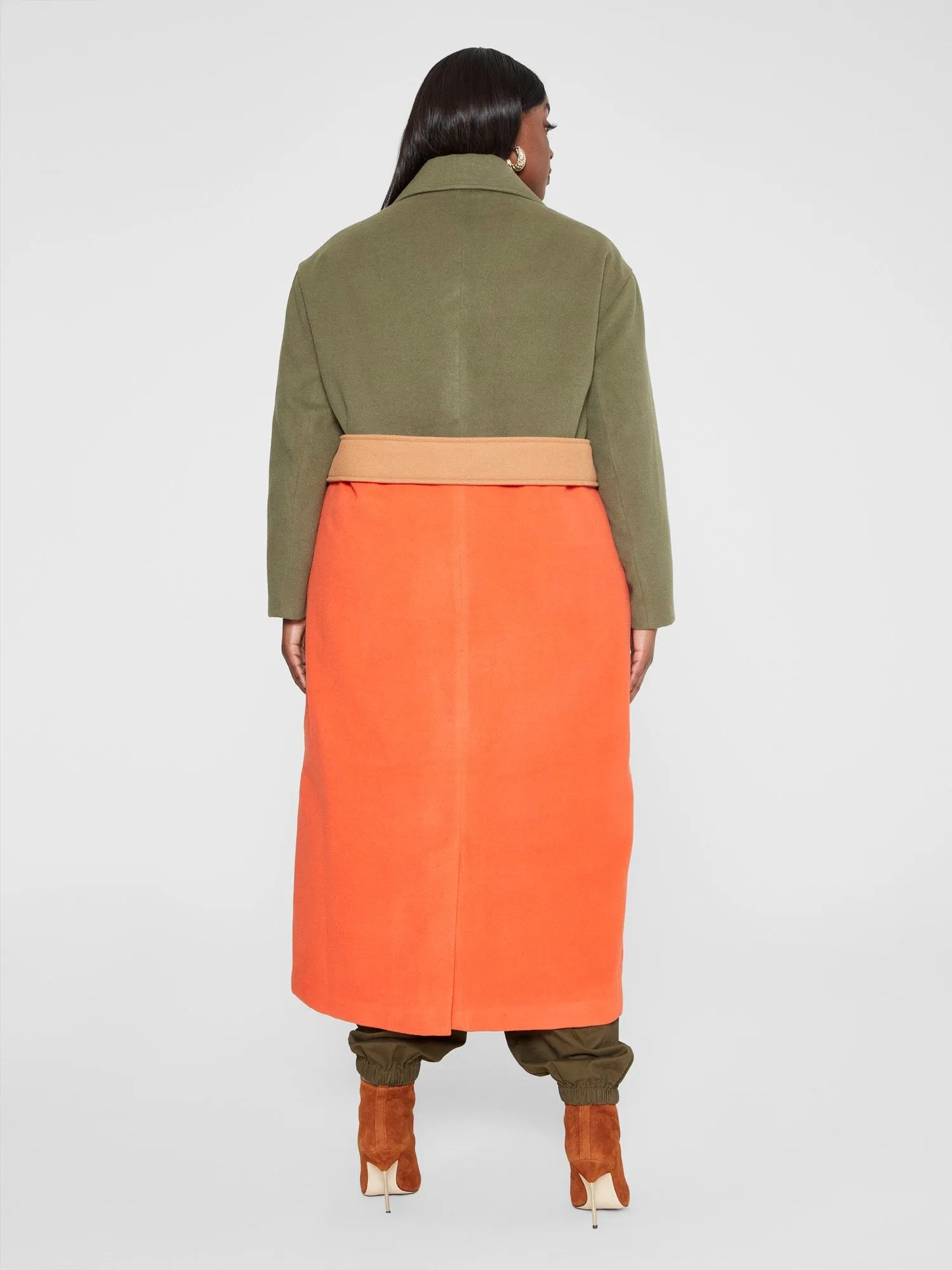 Priscilla Colorblock Wool Coat - Gabi Fresh x FTF