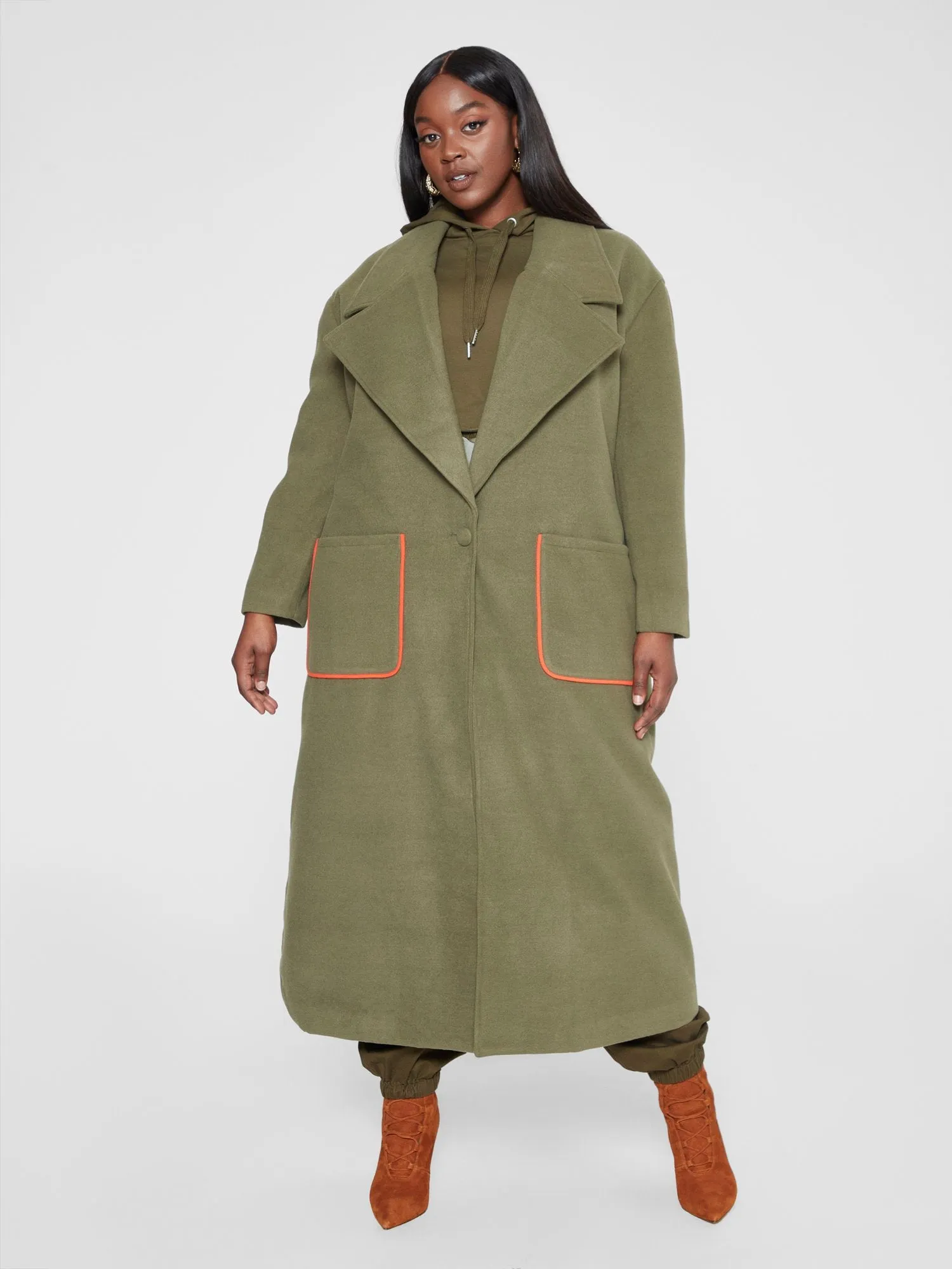 Priscilla Colorblock Wool Coat - Gabi Fresh x FTF