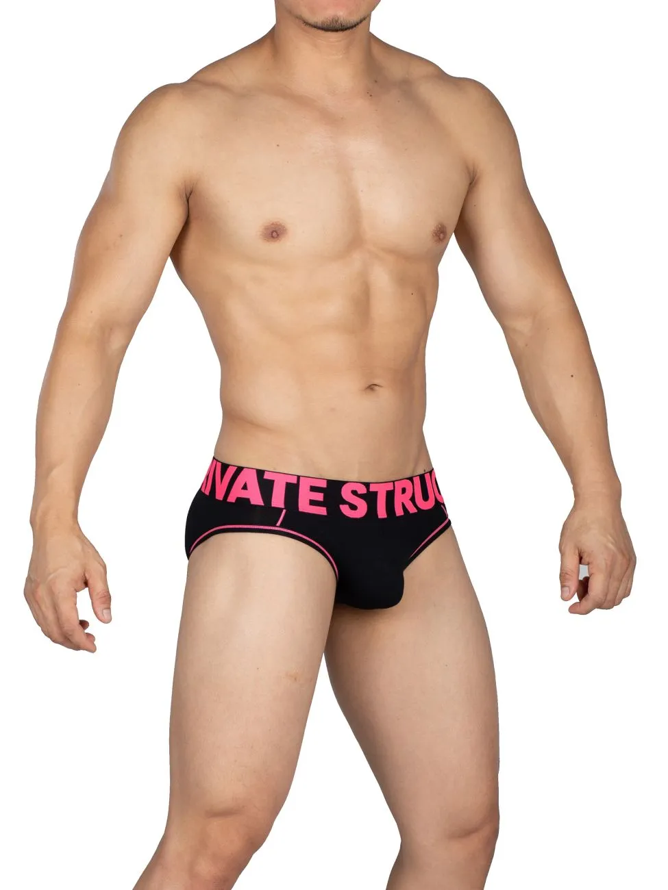 Private Structure PMUX4181 Modality Mini Briefs Color Black-Magenta