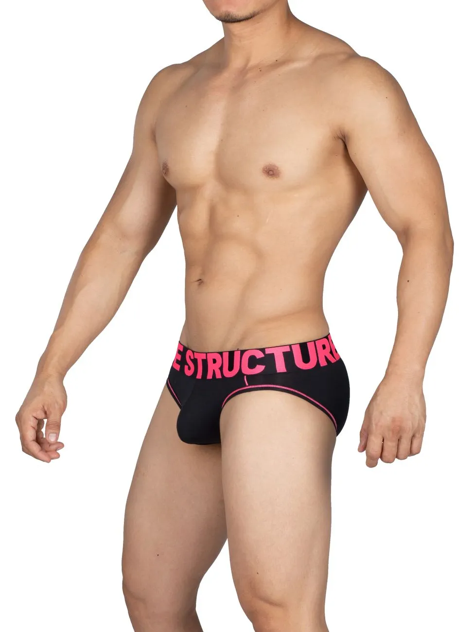 Private Structure PMUX4181 Modality Mini Briefs Color Black-Magenta