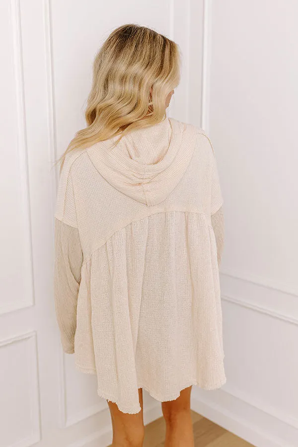 Pumpkin Spice Feels Knit Sweater in Cream