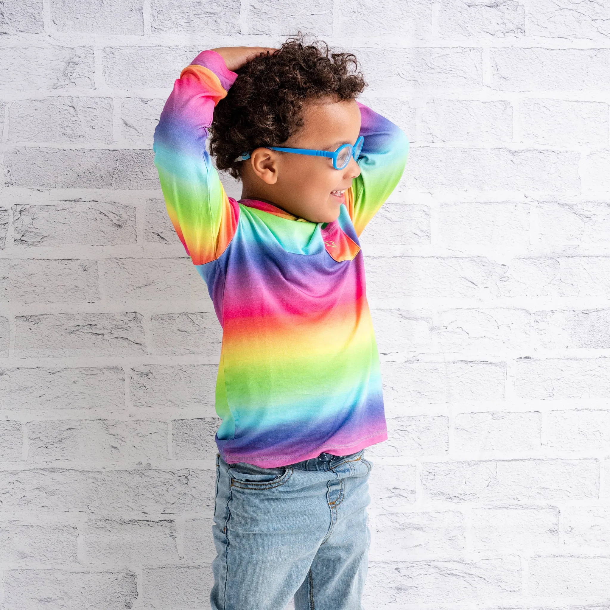 Rainbow Gradient Lightweight Hoodie