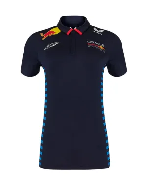 Red Bull Racing F1 Women's 2024 Max Verstappen Team Polo Shirt- Navy