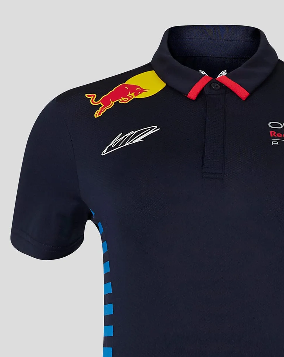 Red Bull Racing F1 Women's 2024 Max Verstappen Team Polo Shirt- Navy