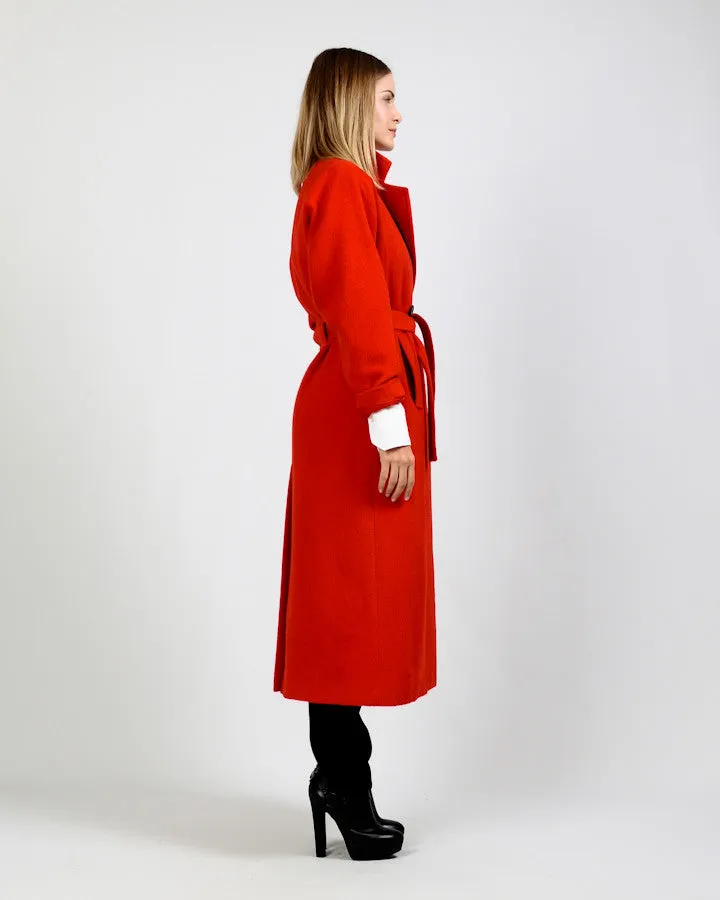 Red Wool / Alpaca Coat