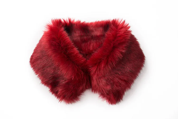 REDxFur Parka Coat with Fur