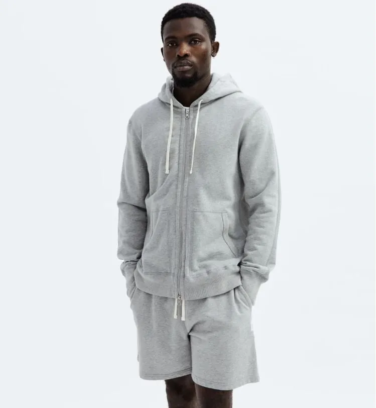 Reigning Champ CORE Knit Mid Wt Terry Full Zip Hoodie