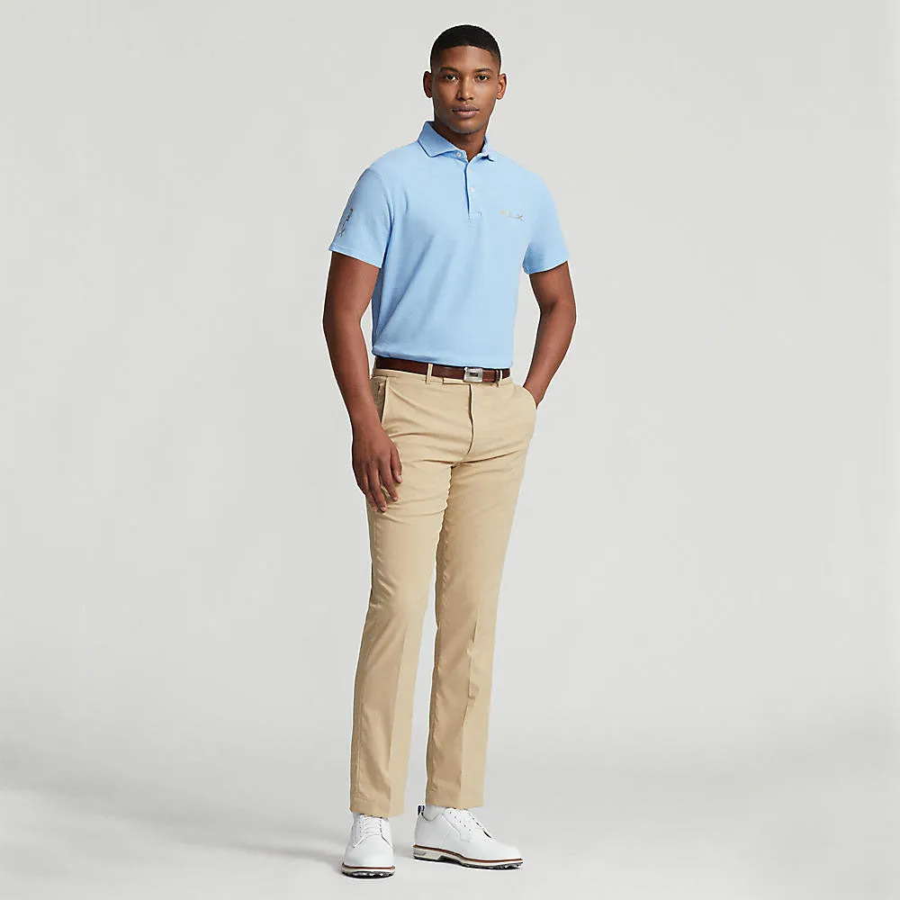 RLX Ralph Lauren Performance Cotton Polo Golf Shirt - Blue Lagoon